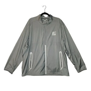 New $125 Polo Ralph Lauren Jacket Women Size 3XL Gray Hooded PGA Championship